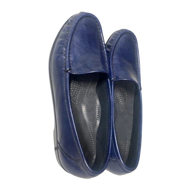 SAS "Simplify" Women's Tripad Leather Loafer, Sapphire Blue, Size 8.5, Pre-Owned - Picture 2 of 8